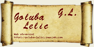 Goluba Lelić vizit kartica